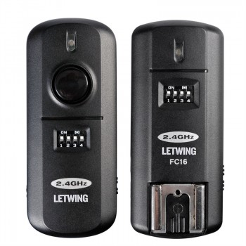 LETWING 2.4G Wireless Trigger FC-16 Channel Multi-Functional for Studio Lighting Camera Flash Speedlite