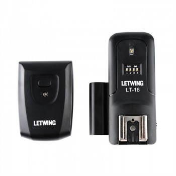 LETWING Wireless Trigger LT-16 Channel for Studio Lighting Camera Flash Speedlite